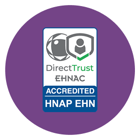 maxRTE DirectTrust and EHNAC Accredited: HNAP-EHN certification